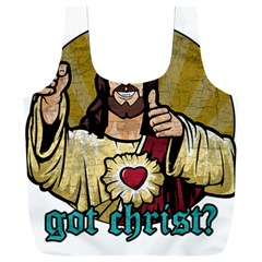 Buddy Christ Full Print Recycle Bag (xxxl) by Valentinaart