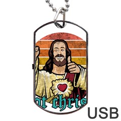 Got Christ? Dog Tag Usb Flash (two Sides) by Valentinaart