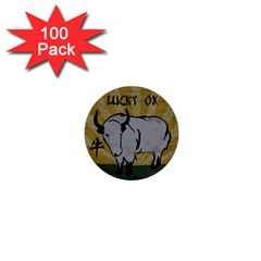 Chinese New Year ¨C Year of the Ox 1  Mini Buttons (100 pack) 