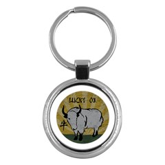 Chinese New Year ¨C Year of the Ox Key Chain (Round)