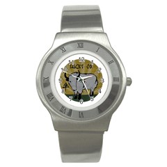 Chinese New Year ¨C Year of the Ox Stainless Steel Watch