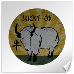 Chinese New Year ¨C Year of the Ox Canvas 12  x 12 
