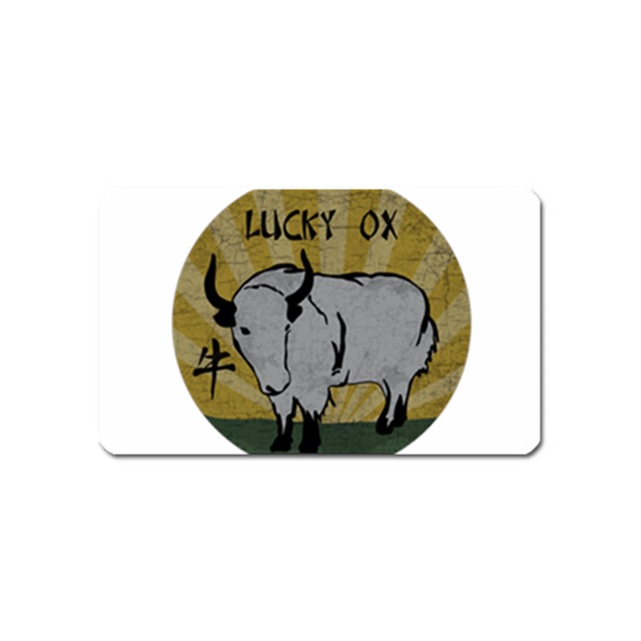 Chinese New Year ¨C Year of the Ox Magnet (Name Card)