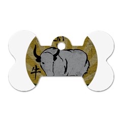 Chinese New Year ¨c Year Of The Ox Dog Tag Bone (one Side) by Valentinaart