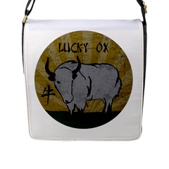 Chinese New Year ¨C Year of the Ox Flap Closure Messenger Bag (L)