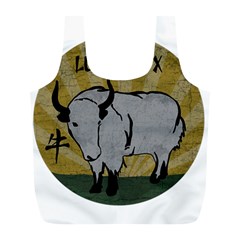 Chinese New Year ¨c Year Of The Ox Full Print Recycle Bag (l) by Valentinaart