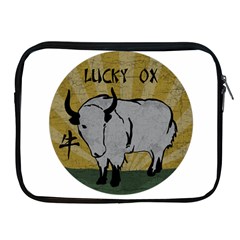 Chinese New Year ¨c Year Of The Ox Apple Ipad 2/3/4 Zipper Cases by Valentinaart