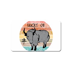 Chinese New Year ¨c Year Of The Ox Magnet (name Card)