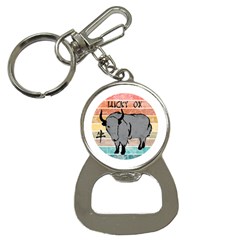 Chinese New Year ¨c Year Of The Ox Bottle Opener Key Chain by Valentinaart