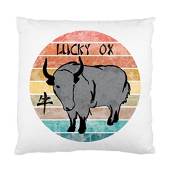 Chinese New Year ¨c Year Of The Ox Standard Cushion Case (two Sides) by Valentinaart