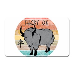 Chinese New Year ¨c Year Of The Ox Magnet (rectangular)