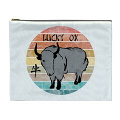 Chinese New Year ¨c Year Of The Ox Cosmetic Bag (xl) by Valentinaart