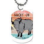 Chinese New Year ¨C Year of the Ox Dog Tag (Two Sides) Front