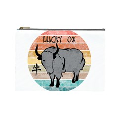 Chinese New Year ¨c Year Of The Ox Cosmetic Bag (large) by Valentinaart