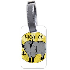 Chinese New Year ¨c Year Of The Ox Luggage Tag (two Sides) by Valentinaart