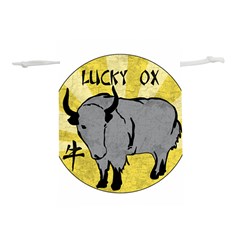 Chinese New Year ¨c Year Of The Ox Lightweight Drawstring Pouch (s) by Valentinaart