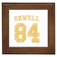 Orwell 84 Framed Tile
