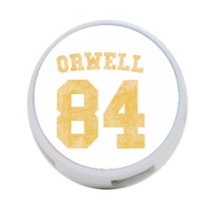 Orwell 84 4-port Usb Hub (one Side) by Valentinaart