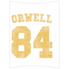 Orwell 84 Back Support Cushion by Valentinaart