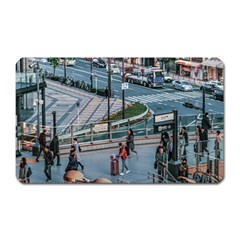 Crowded Urban Scene, Osaka Japan Magnet (rectangular)