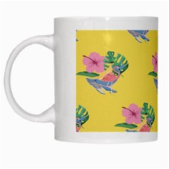 Floral White Mugs