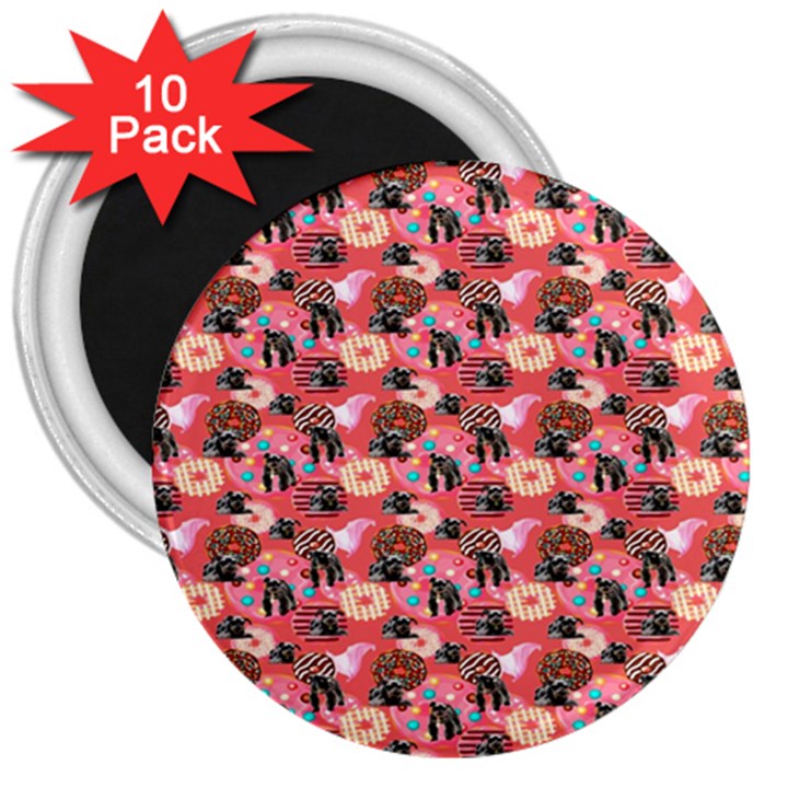 Sweet Donuts 3  Magnets (10 pack) 