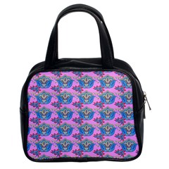 Floral Pattern Classic Handbag (two Sides) by Sparkle