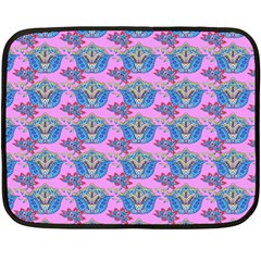 Floral Pattern Fleece Blanket (mini) by Sparkle