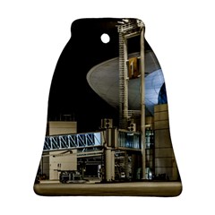 Montevideo Airport Night Scene, Uruguay Ornament (bell) by dflcprintsclothing