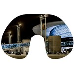 Montevideo Airport Night Scene, Uruguay Travel Neck Pillow Front