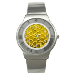 Hexagon Windows Stainless Steel Watch by essentialimage