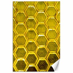 Hexagon Windows Canvas 24  X 36  by essentialimage