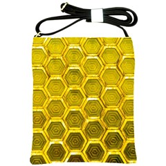 Hexagon Windows Shoulder Sling Bag by essentialimage