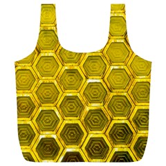 Hexagon Windows Full Print Recycle Bag (xl) by essentialimage