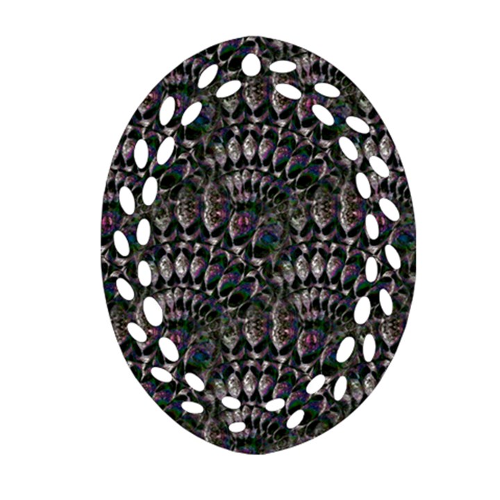 Stone Deco  Ornament (Oval Filigree)