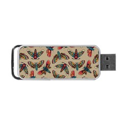 Dragonfly Pattern Portable Usb Flash (one Side) by designsbymallika