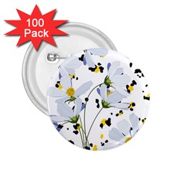 Tree Poppies  2 25  Buttons (100 Pack)  by Sobalvarro