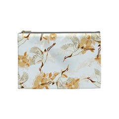 Birds And Flowers  Cosmetic Bag (medium) by Sobalvarro