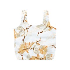 Birds And Flowers  Full Print Recycle Bag (s) by Sobalvarro