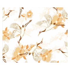 Birds And Flowers  Double Sided Flano Blanket (small)  by Sobalvarro