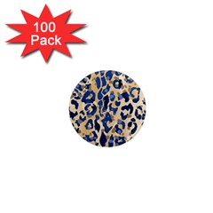 Leopard Skin  1  Mini Magnets (100 Pack)  by Sobalvarro