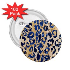 Leopard Skin  2 25  Buttons (100 Pack)  by Sobalvarro