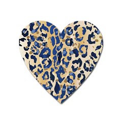 Leopard Skin  Heart Magnet by Sobalvarro