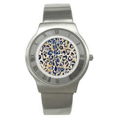 Leopard Skin  Stainless Steel Watch by Sobalvarro