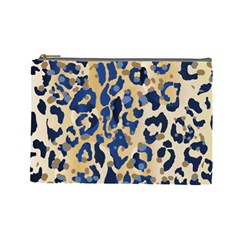 Leopard Skin  Cosmetic Bag (large) by Sobalvarro