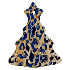 Leopard Skin  Christmas Tree Ornament (two Sides)