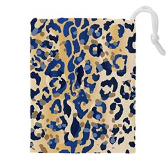 Leopard Skin  Drawstring Pouch (4xl) by Sobalvarro