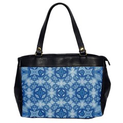 Blue Pattern Oversize Office Handbag by Dazzleway