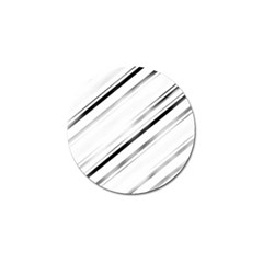 High Contrast Minimalist Black And White Modern Abstract Linear Geometric Style Design Golf Ball Marker (4 Pack) by dflcprintsclothing