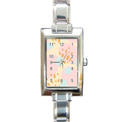 Girly Rectangle Italian Charm Watch by Sobalvarro